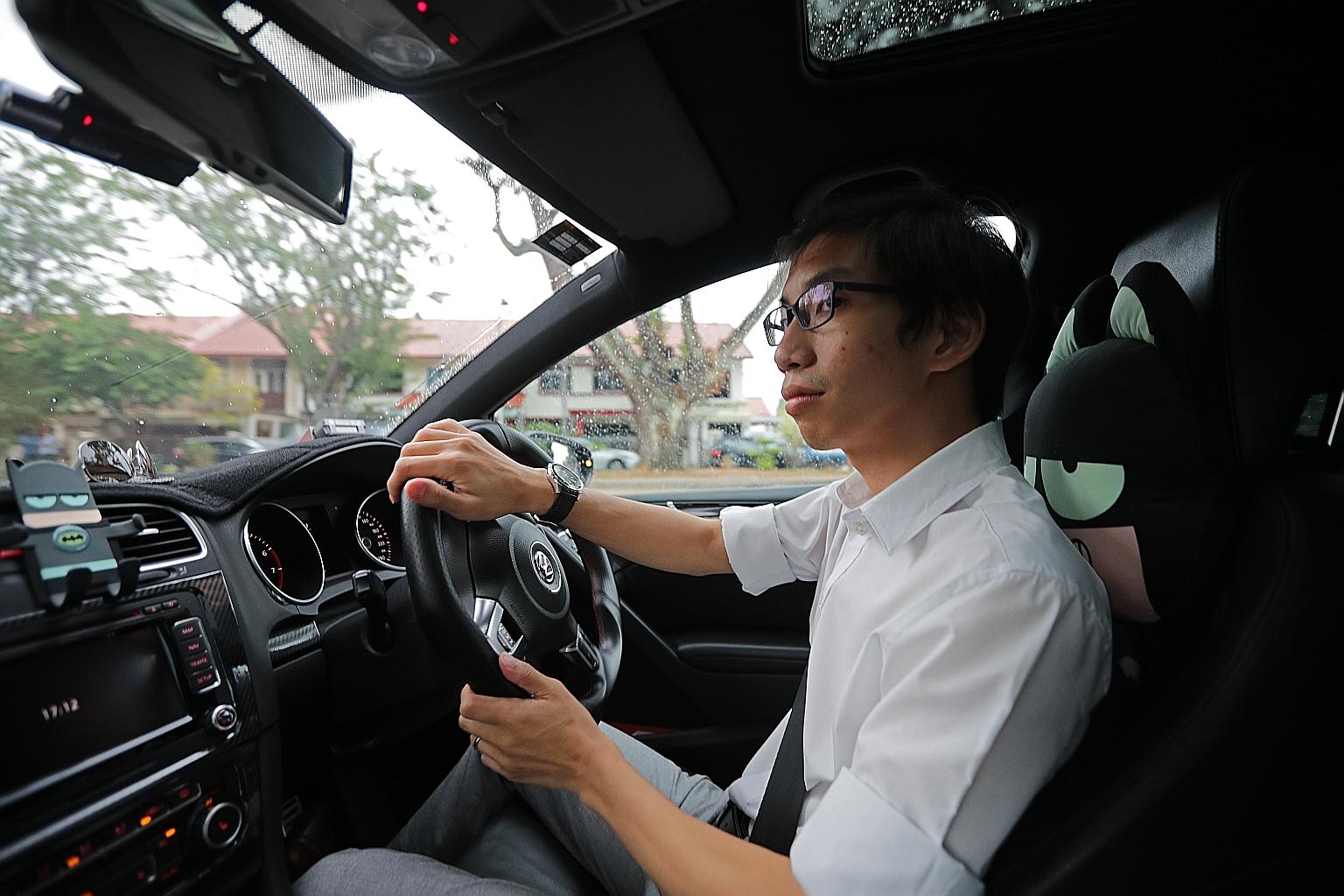 Education consultant Chalmers Chin cut in front of a taxi that was moving erratically, allowing it to strike his car and come to a halt. The driver of the cab, which was ferrying two women and two children, had fallen unconscious at the wheel. He lat