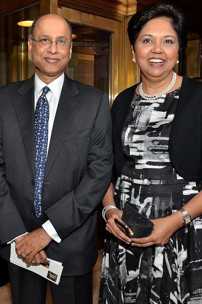 Mrs Indra Nooyi with her husband Raj K. Nooyi. Mrs Indra Nooyi, who is known for her visionary leadership, says she relished the role of CEO as "supporter, coach, mentor" as she could teach others all the things she had learnt to get to where she was