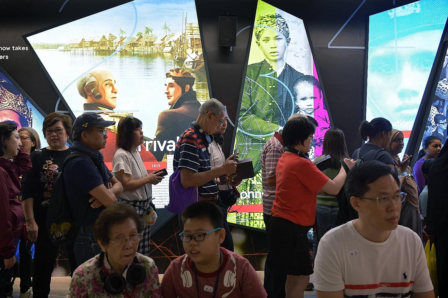 Visitors queueing up for the Bicentennial Experience at Fort Canning Centre. Our debates about identity - be it personal or national - have to take place in a wider regional context where we need to reconnect with our region as a whole, says the writ