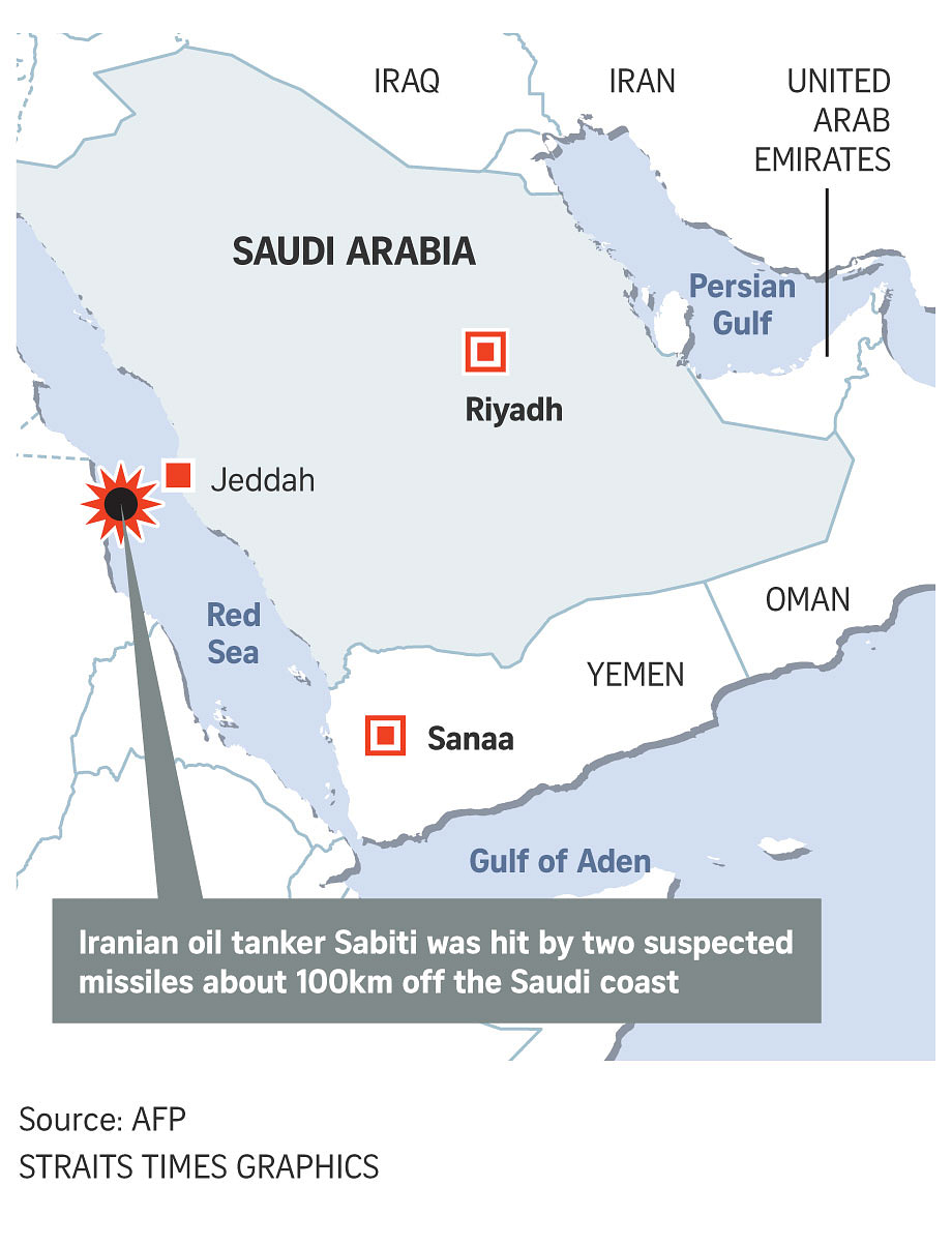 Iranian Oil Tanker Hit By Suspected Missiles Off Saudi Coast | The ...