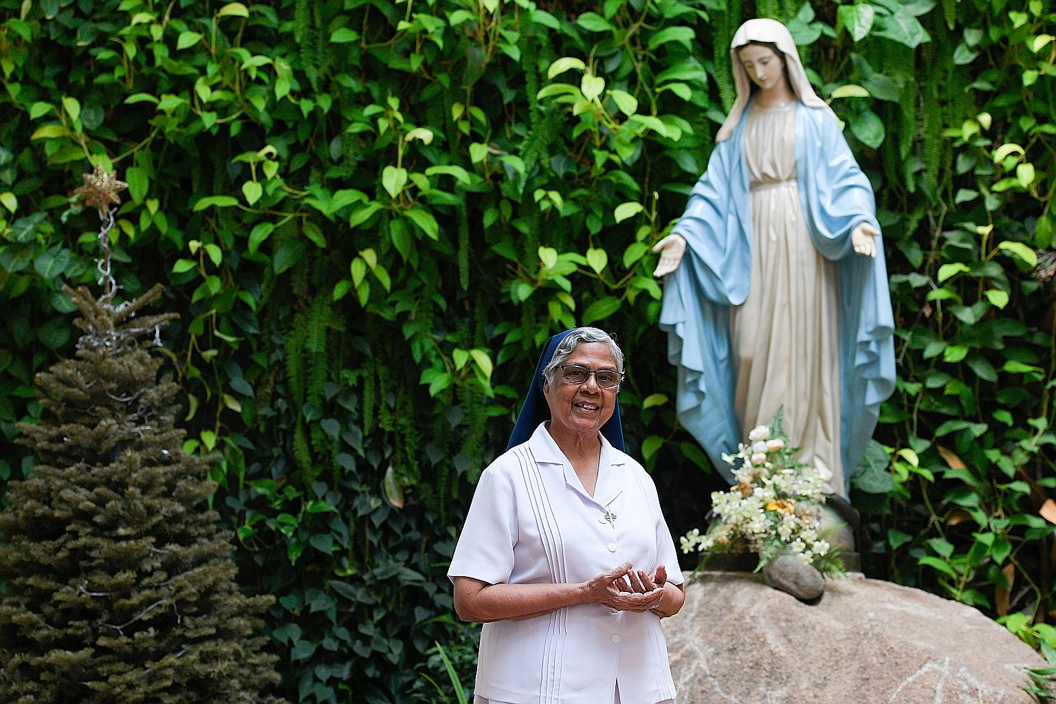 Sister Gerard Fernandez worked with the prisons here as a death-row counsellor for more than 40 years until 2017. In that time, she "walked with" 18 inmates on death row, up until their executions. ST FILE PHOTO