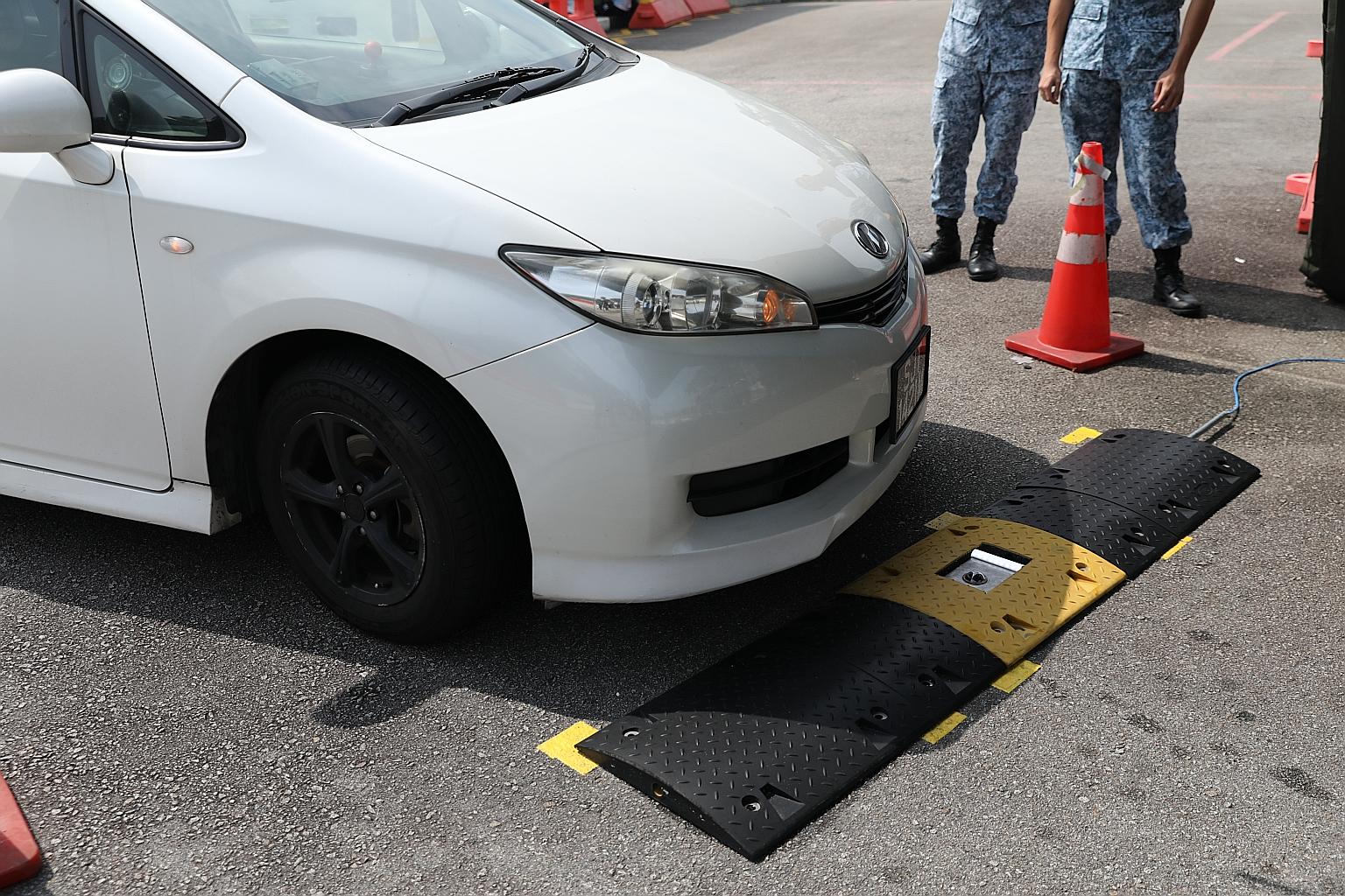 Faster vehicle checks with portable surveillance system | The Straits Times
