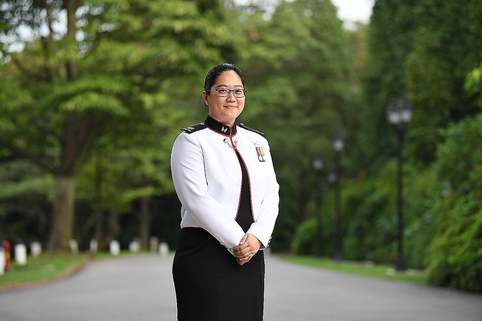 Major Ong Chin Shi was among those who graduated from the Goh Keng Swee Command and Staff College's Command and Staff Course yesterday. The course prepares officers for senior appointments in the SAF.
