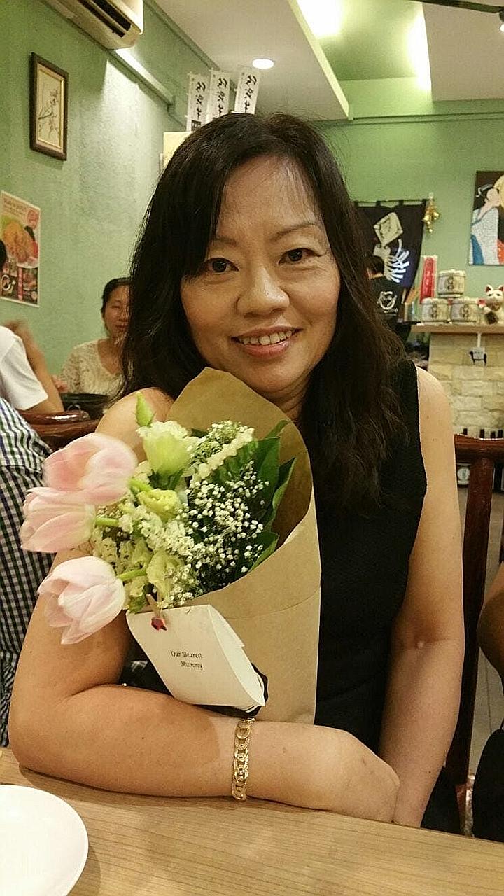 Mother-of-three Poh Cho Hui was walking on a shared path in Tampines when the accident took place.