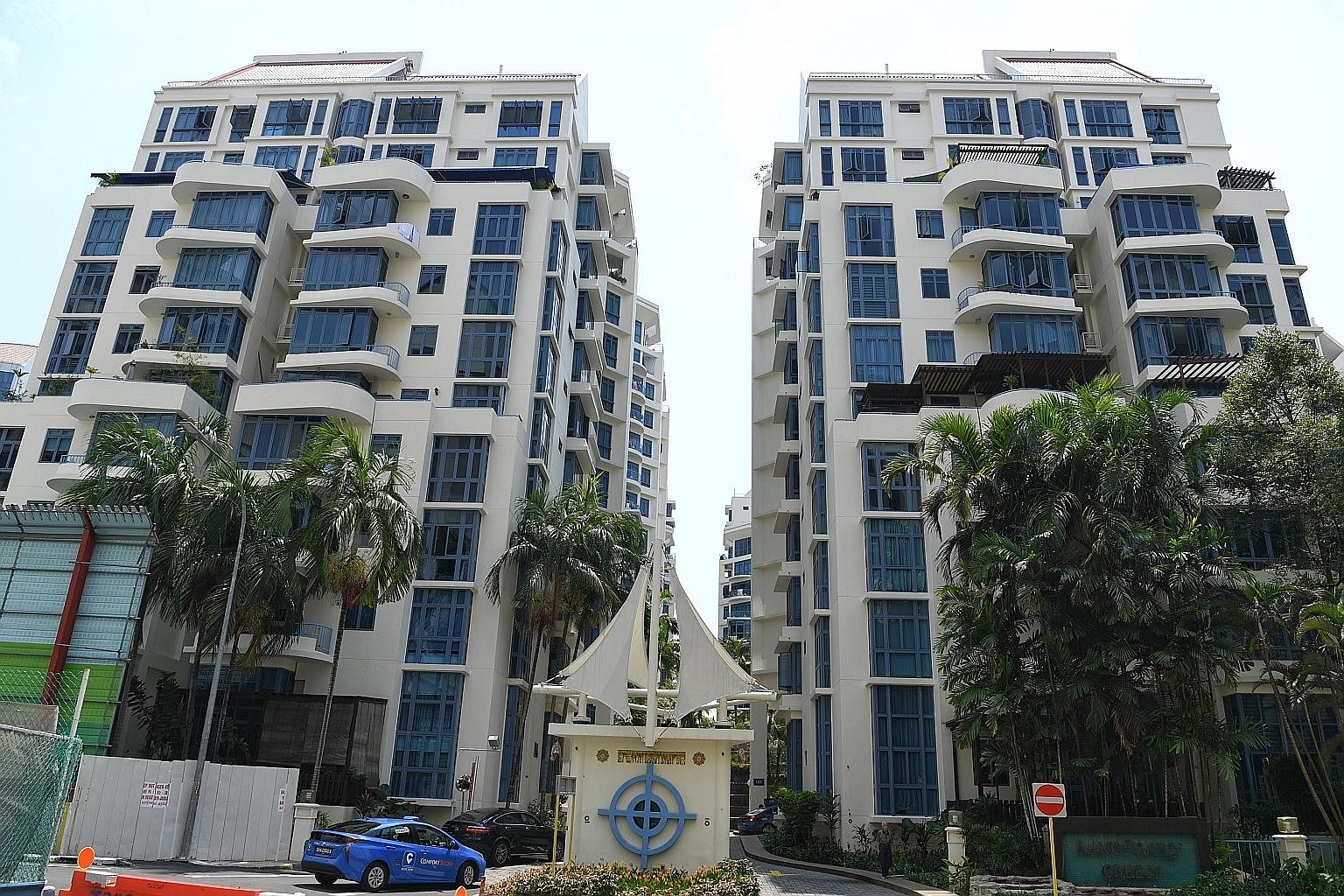The management corporation of Sanctuary Green in Tanjong Rhu sought to force the sale of a unit whose owner is said to be owing more than $10,000 in management and sinking-fund fees, plus interest.