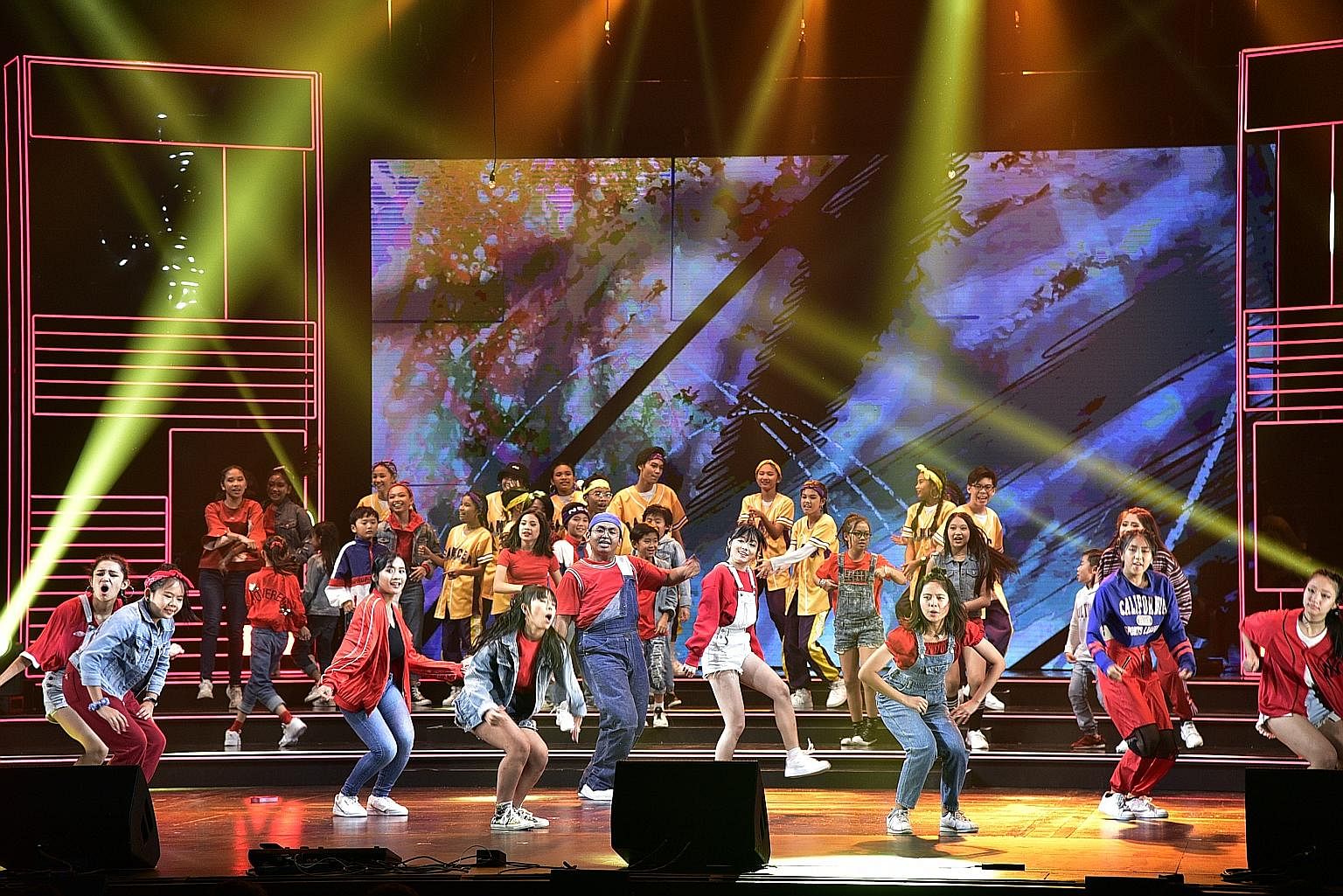 Above: Stylo Mylo and Danz People faced off in a hip-hop battle to a medley of hit songs during the opening night of ChildAid 2019.