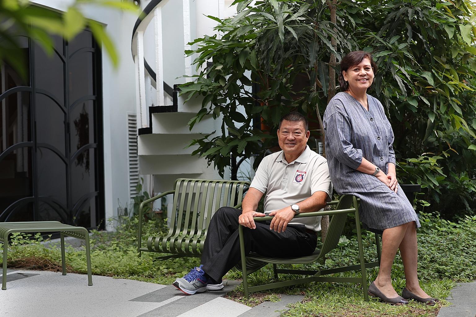 Mr George Lee Song Choo plays one of the main characters in the film A Lifesaver's Passion, which is partly inspired by his experiences, while Ms Barbara D'Cotta inspired the film titled A Teacher's Education.