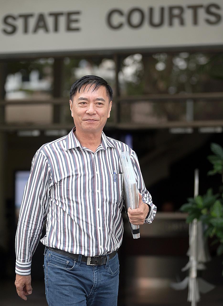 Huang Yiliang was charged with one count each of causing hurt with a weapon and an unrelated affray charge.