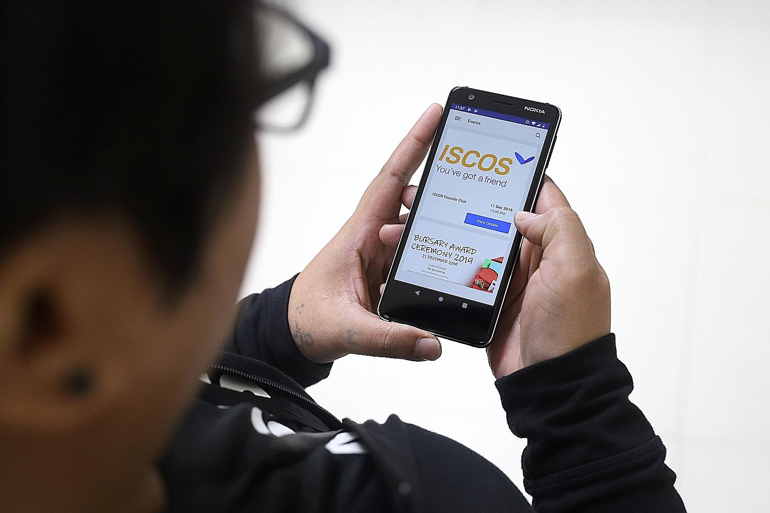 Each smartphone given out under Project Give A Line, Change A Life comes with a six-month unlimited data plan and an app aimed at helping the former offenders.