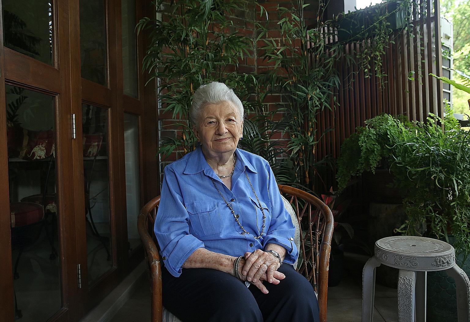 Mrs Ann Wee in a picture taken in 2016. She trained generations of social workers, including the late president S R Nathan, and co-authored the only social work textbook here, Social Work In The Singapore Context.