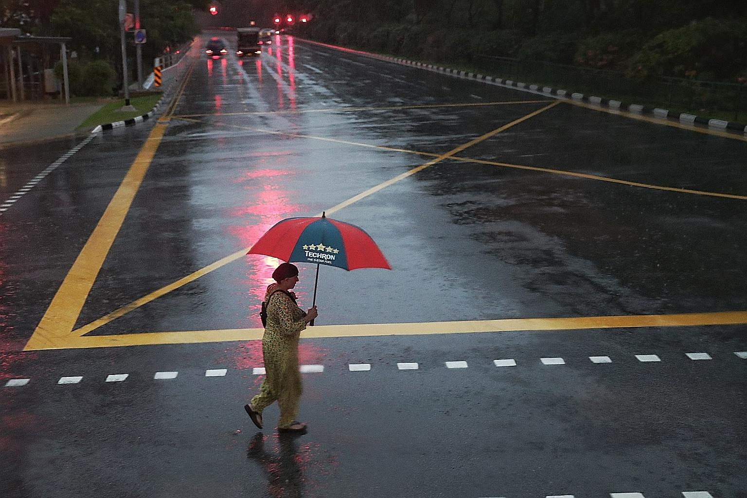 Overall rainfall for this month is expected to be well above average, with moderate to heavy thundery showers expected in the afternoon on eight to 10 days for the rest of the month, said the National Environment Agency's Meteorological Service Singa