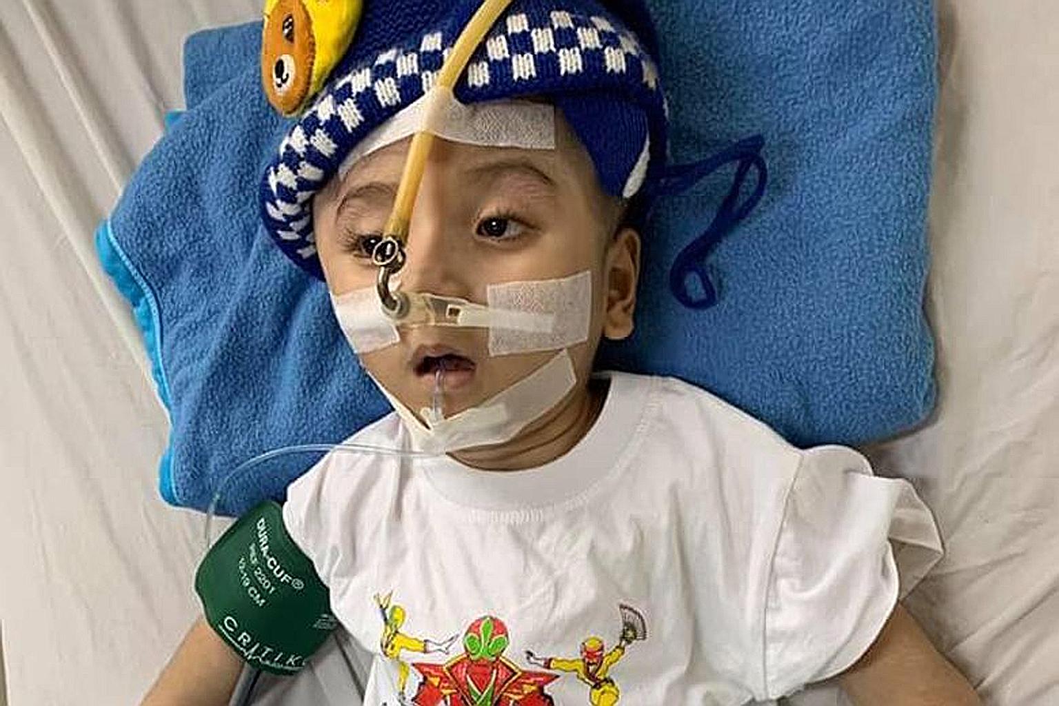 Three-year-old Loc Pham Duc Loc died last Thursday of infection while being treated in a Vietnam hospital.