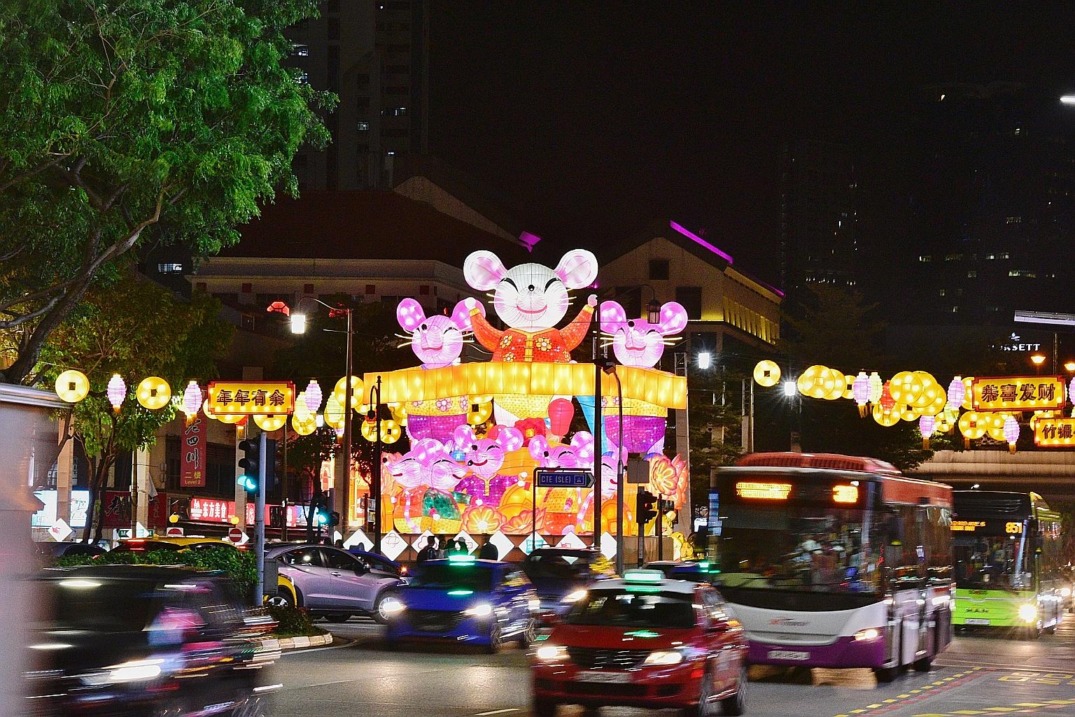 Preparations to welcome the Year of the Rat are in full swing in Chinatown. Its streets will be lined with 1,388 lanterns, including 200 with rat motifs designed by 13 students from the Singapore University of Technology and Design. For the first tim