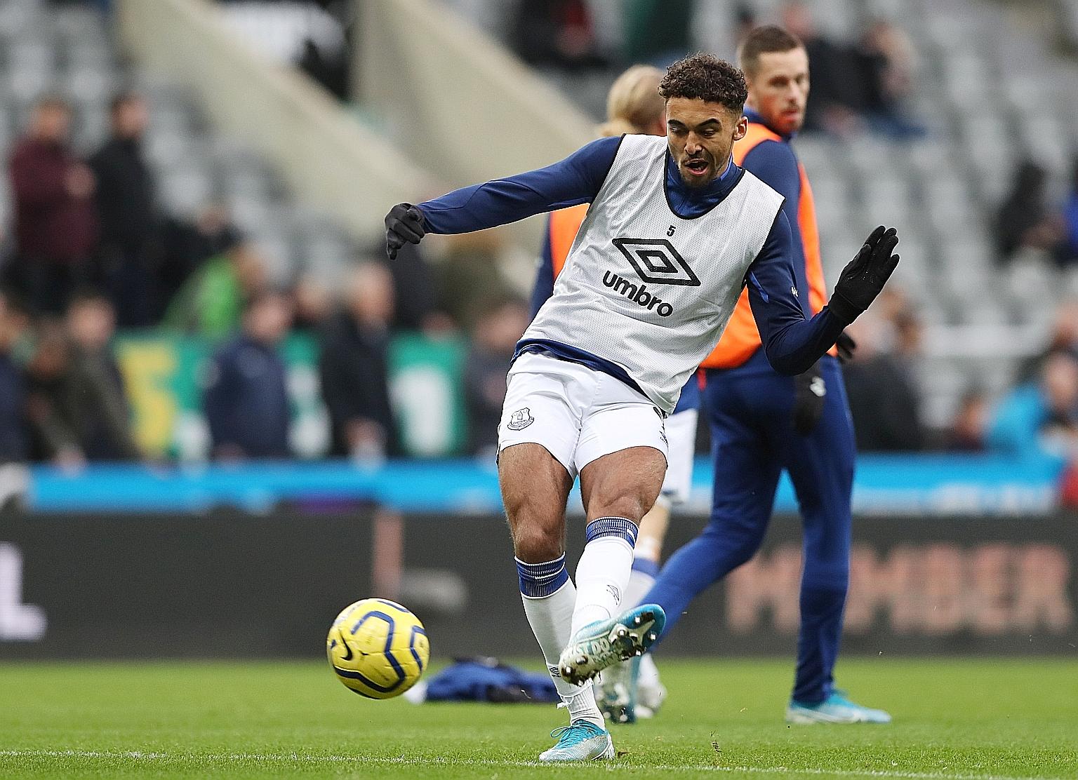 Dominic Calvert-Lewin has been a bright spark under Everton's new Italian boss Carlo Ancelotti, netting the winning goal in both of the last two matches. He has eight goals in the Premier League this season. PHOTO: REUTERS