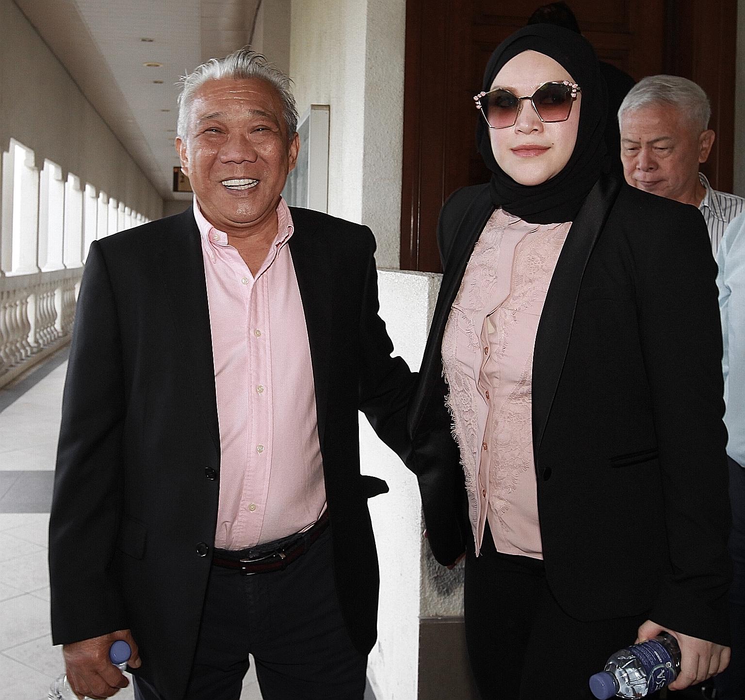 Bung Moktar Radin and his wife, Zizie Ezette Abd Samad, face charges involving an alleged $920,000 in kickbacks. Bung Moktar is Umno's most senior leader in Sabah. PHOTO: THE STAR/ASIA NEWS NETWORK