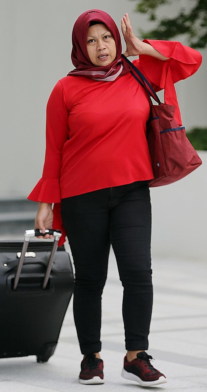 Indonesian maid Eis Atikah, 38, admitted to her offences when confronted.