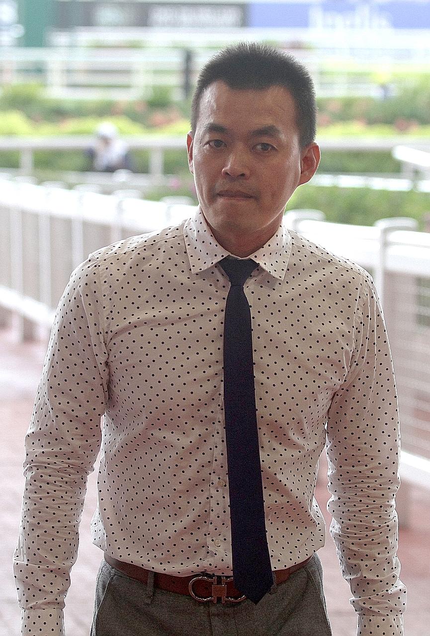 Jockey-turned-trainer Kuah Cheng Tee returned to riding in the trials on Thursday morning.
