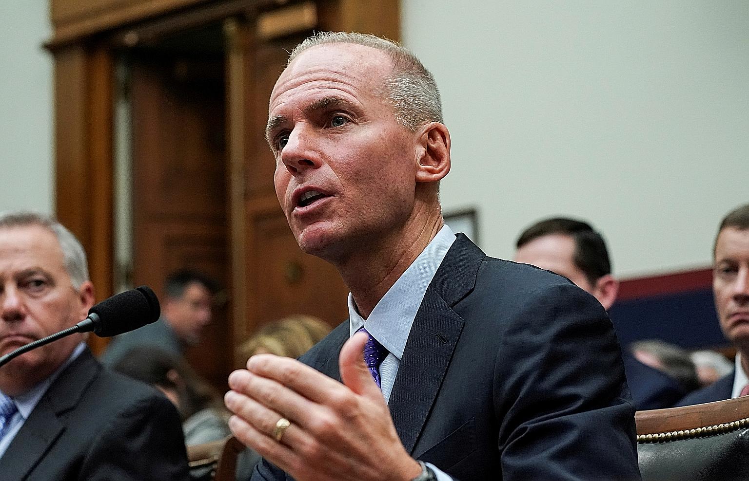 Mr Dennis Muilenburg, who had been Boeing's CEO since 2015, was fired from the job last month.