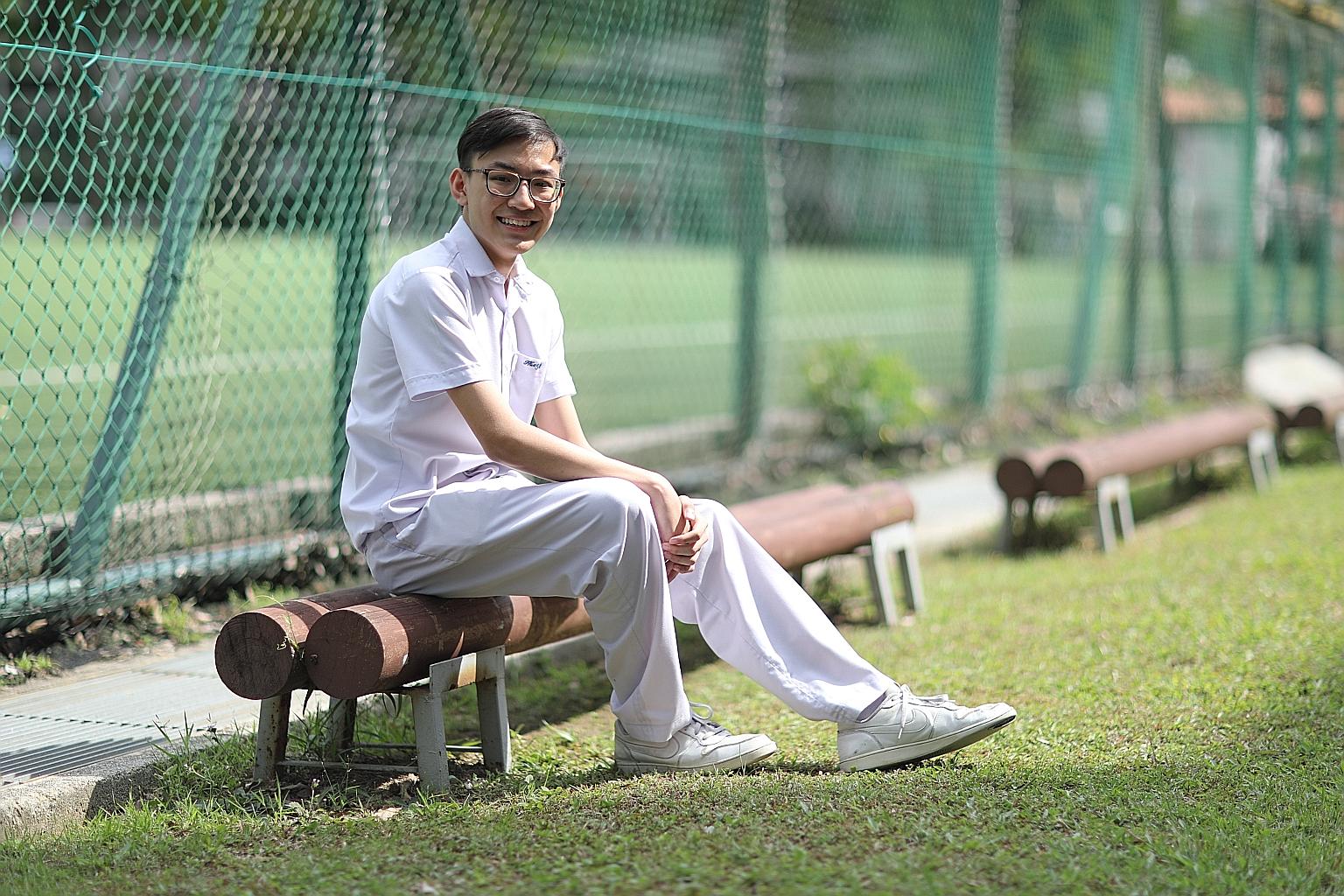 Lian Jie Qi of Hua Yi Secondary School was diagnosed with leukaemia in January 2018 and missed the whole Sec 3 year. He went straight into Sec 4 - and still managed to get six distinctions in his O-level exams.