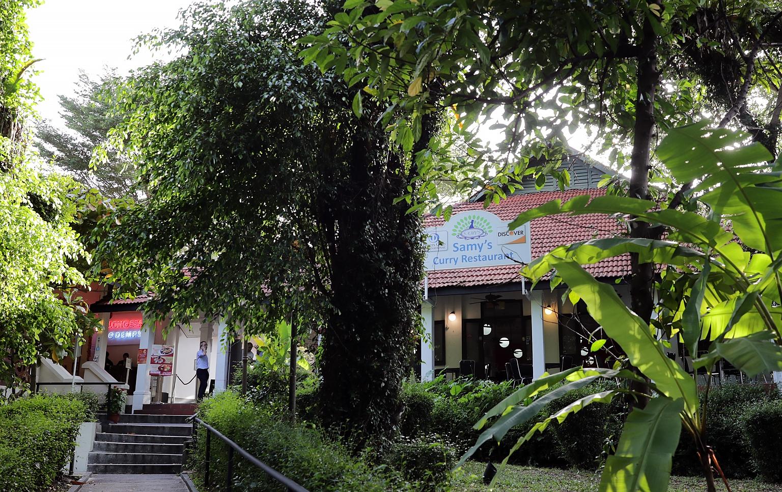 Samy's Curry is one of the four "iconic" Dempsey eateries which have been offered new leases of up to nine years. Eatery Sprmrkt and pet store Singpet are among the upcoming additions to Dempsey.