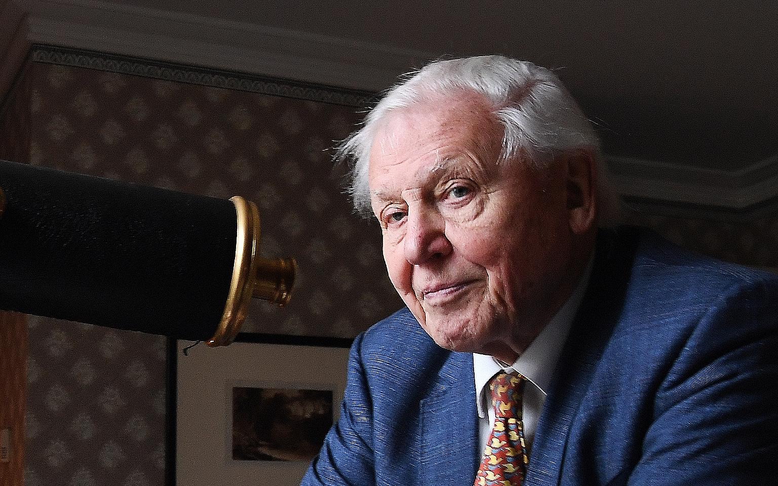 British naturalist David Attenborough described international negotiations as "grindingly slow".