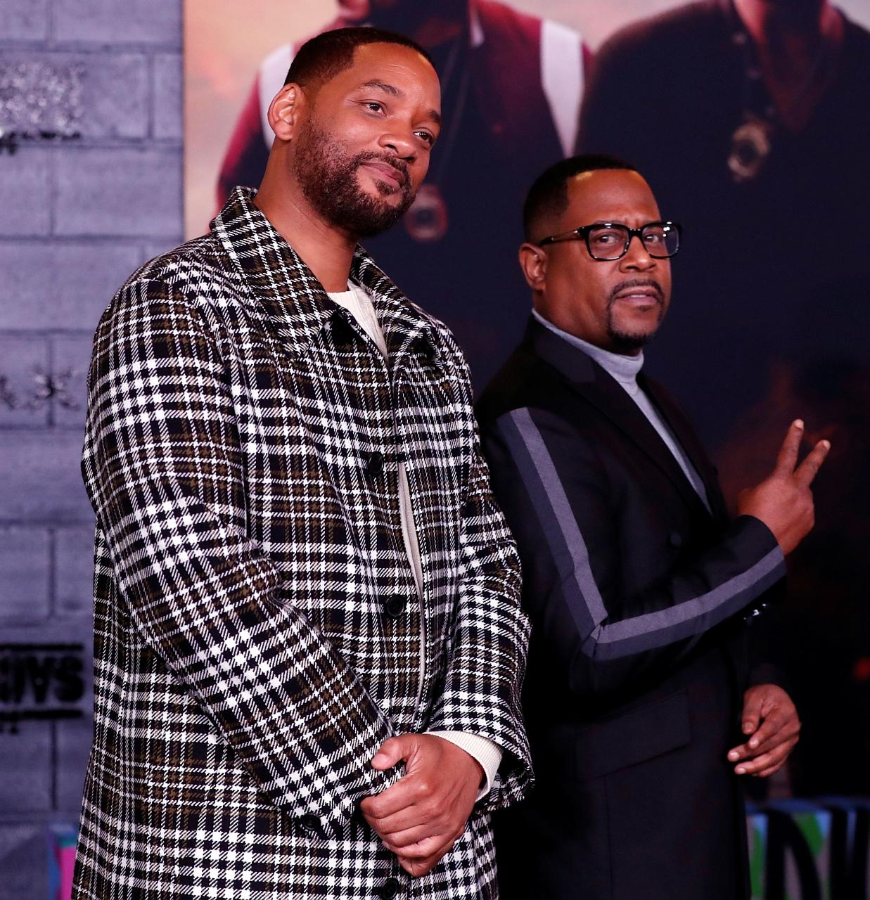 Will Smith (left) and Martin Lawrence at the premiere of Bad Boys For Life, the third in a hit buddy-cop franchise.