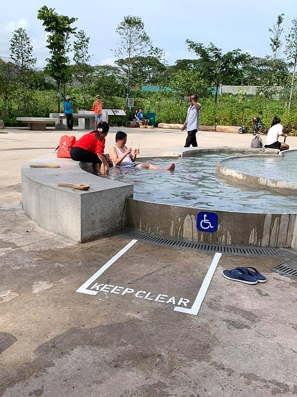 Reports of visitors misusing the facilities at Sembawang Hot Spring Park, such as soaking their entire bodies in the communal foot bath, have circulated online. The park reopened on Jan 4 following a $4.3 million makeover, which included a 1ha expans