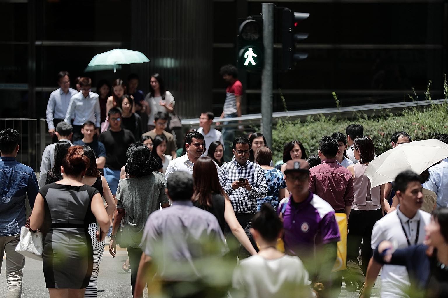 There were 2.33 million residents in the labour force as of June last year, comprising 1.97 million Singaporeans and 360,000 permanent residents. The Ministry of Manpower said in its report that as citizens consistently make up about 85 per cent of t