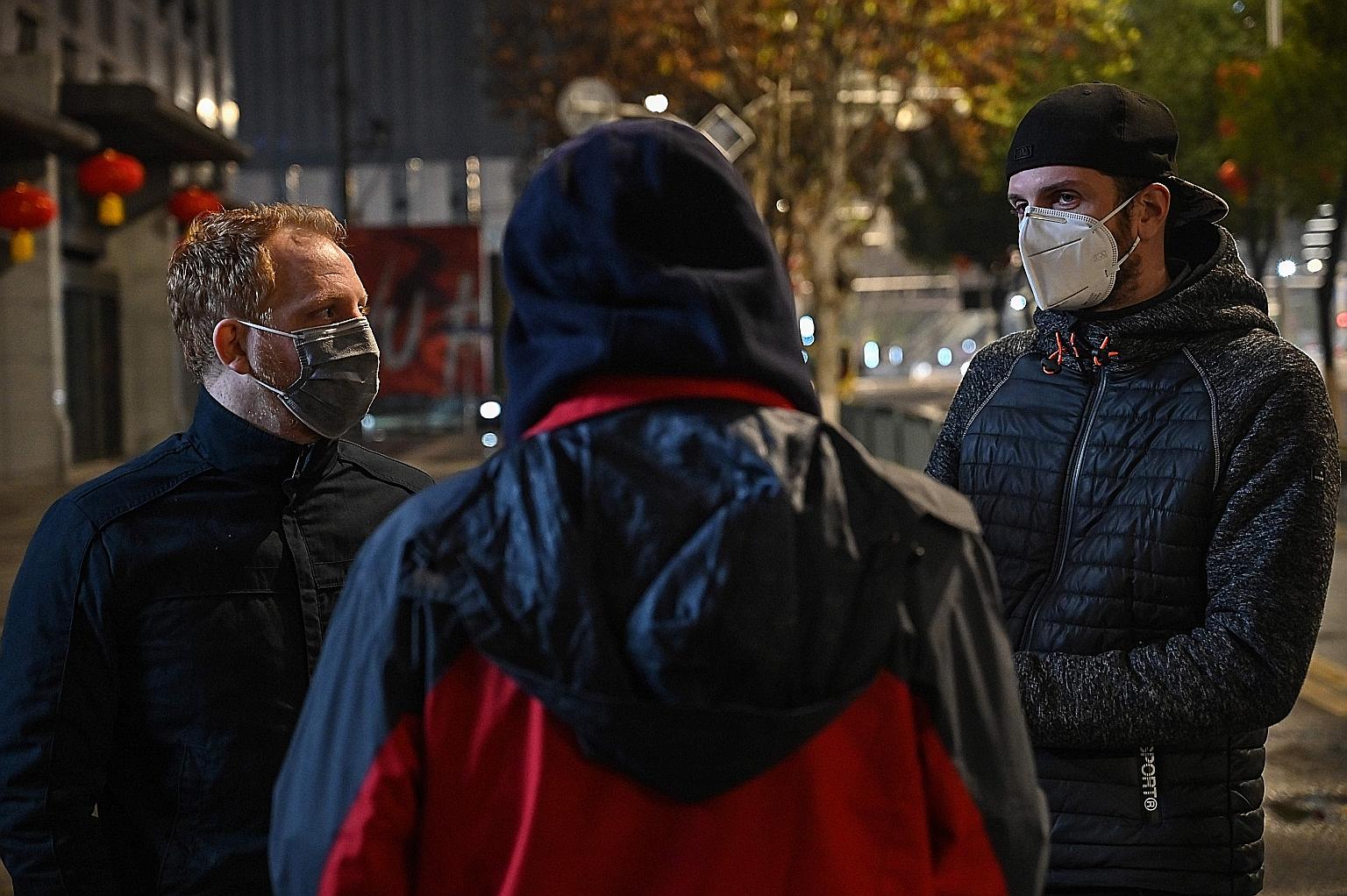 Two French residents in Wuhan speaking to Agence France-Presse on Sunday about the possibility of evacuation from the Chinese city. France has confirmed that its citizens will be evacuated by midweek.