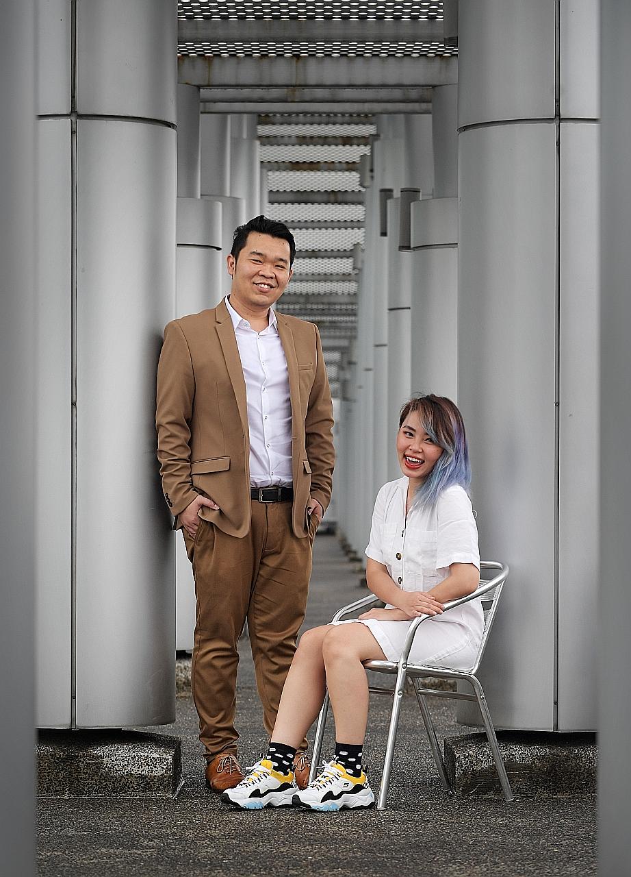 Mr Cho Ming Xiu and Ms Sylvia Chan, both 32, are doing their bit to help raise awareness of mental health issues among young people, including getting them to be the first responders when their peers need help.