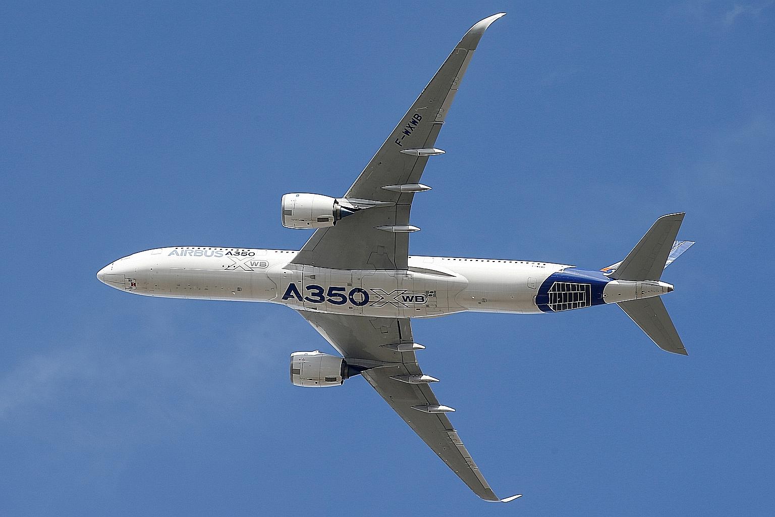The charges involve the use of intermediaries in securing jet orders, a practice that Airbus employed as it tried to reach parity with US rival Boeing. PHOTO: REUTERS