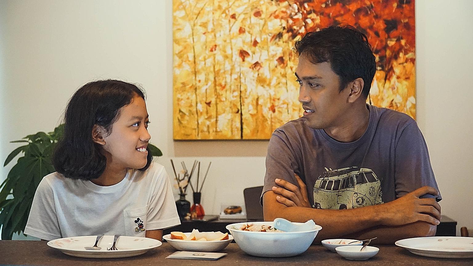 As part of the Dying To Talk project, teacher Sazali Abu Othman told his 11-year-old daughter Daria how his father's death nearly 30 years ago hit him hard only days later. She said she was moved by the revelation as her father would not usually talk abou