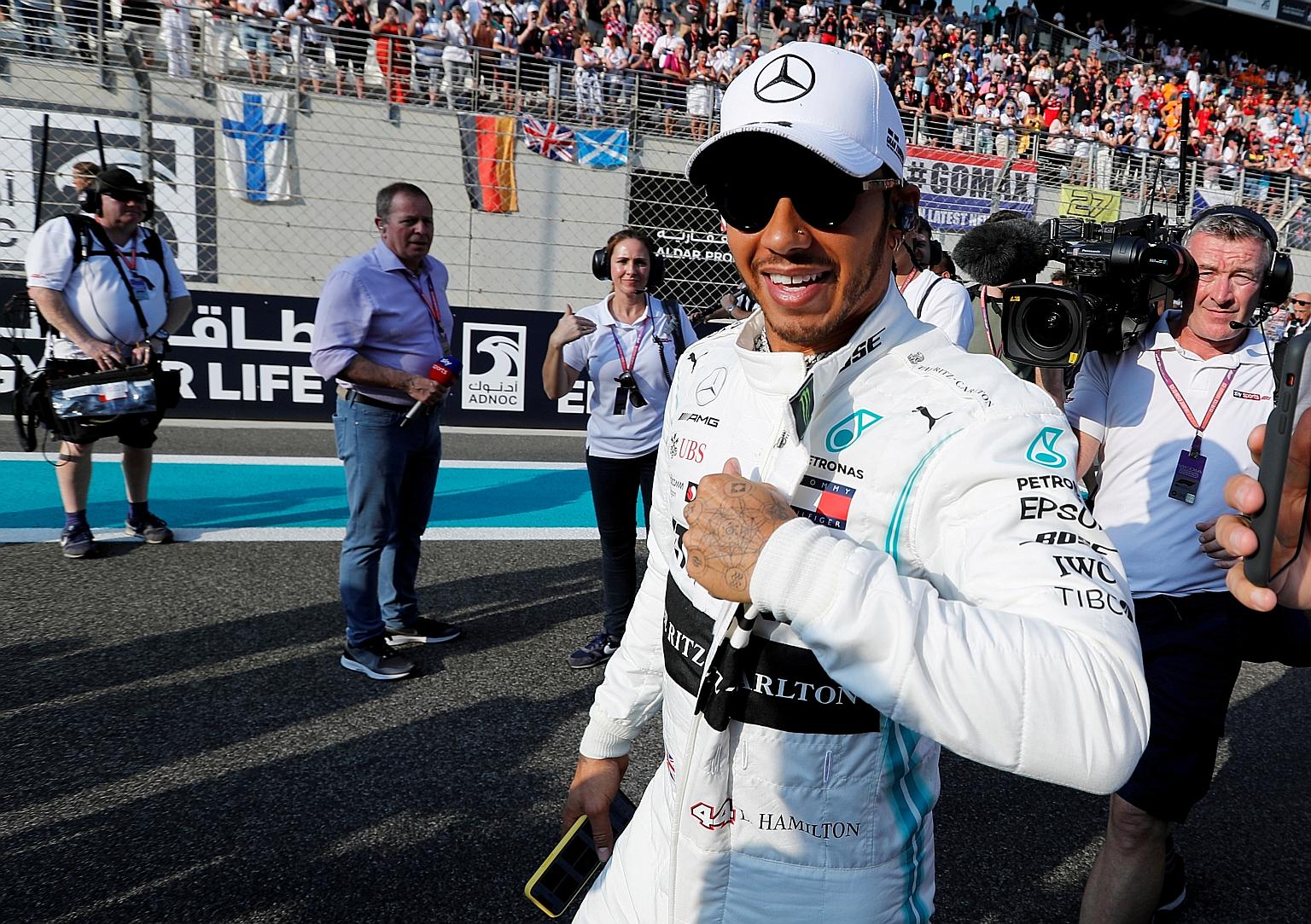 Lewis Hamilton deserves to equal Michael Schumacher's record seven world titles this year, says Formula One sporting director Ross Brawn.PHOTO: REUTERS