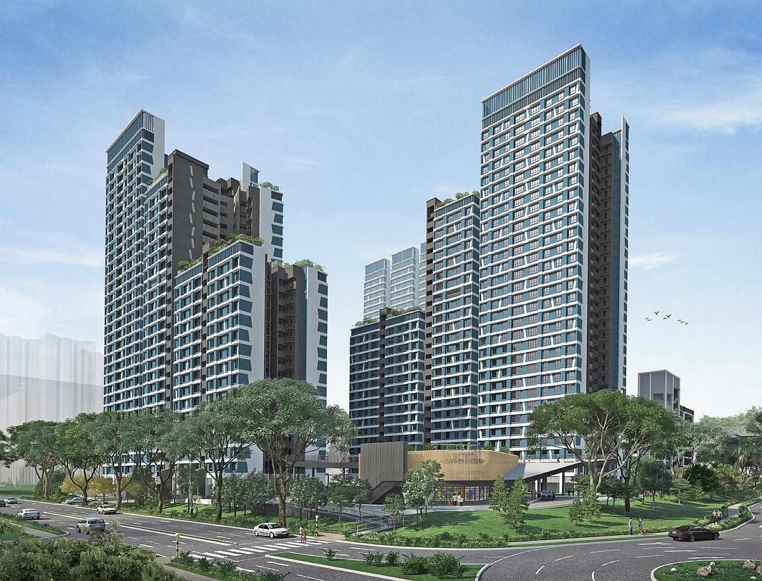 Kim Keat Ripples will have 708 units in two-room flexi and four-room flat types. Prices start from $90,000, excluding grants, for a two-room flexi flat.