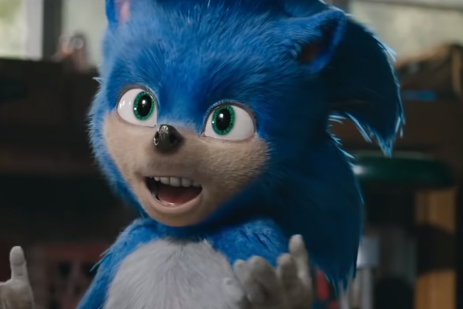 Sonic The Hedgehog's human-like teeth in the trailer elicited a furious reaction from fans of the video-game icon.