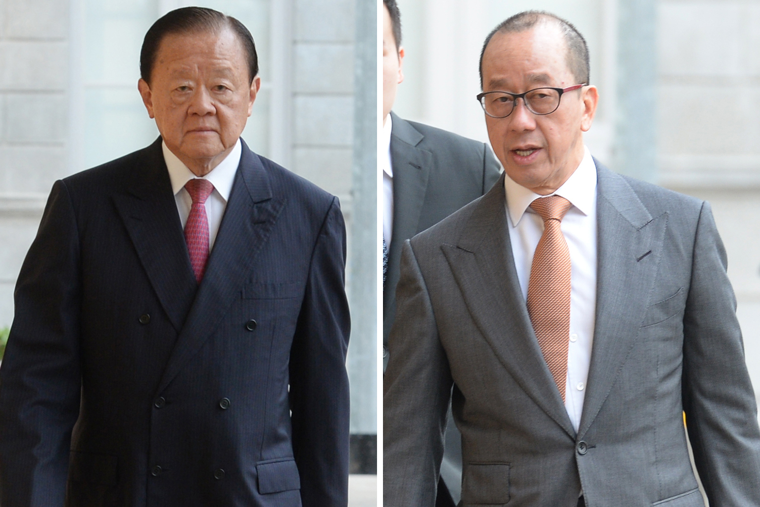 Mr Oei Hong Leong (left) had sued Mr Chew Hua Seng for reneging on an agreement made on a handwritten note. A High Court judge found that the note, which states that Mr Chew will procure a buyer for Mr Oei's shares in mainboard-listed Raffles Educati