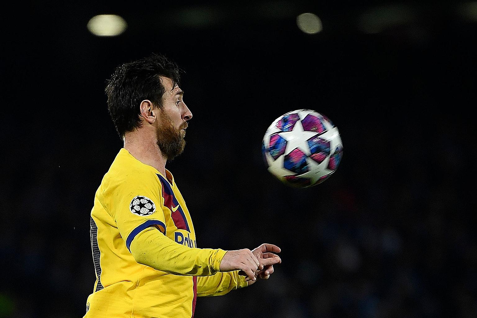 Barcelona skipper Lionel Messi is a rare bright spot during a period of decline at the Catalan club. The Argentinian's star dust will be required in the top-of-the-table Clasico clash with Real Madrid. PHOTO: AGENCE FRANCE-PRESSE