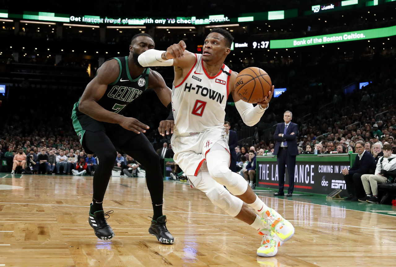 Westbrook Rockets Basketball: Russell Westbrook, Houston Rockets edge Boston Celtics in ...
