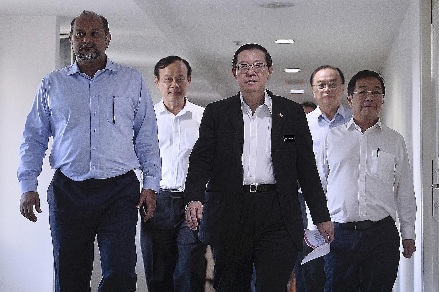 Following the Pakatan Harapan (PH) coalition's victory in the last general election, key posts were given to Mr Lim Guan Eng (centre) and Mr Gobind Singh Deo (left) of the Democratic Action Party, a component party of PH. These and other moves upset