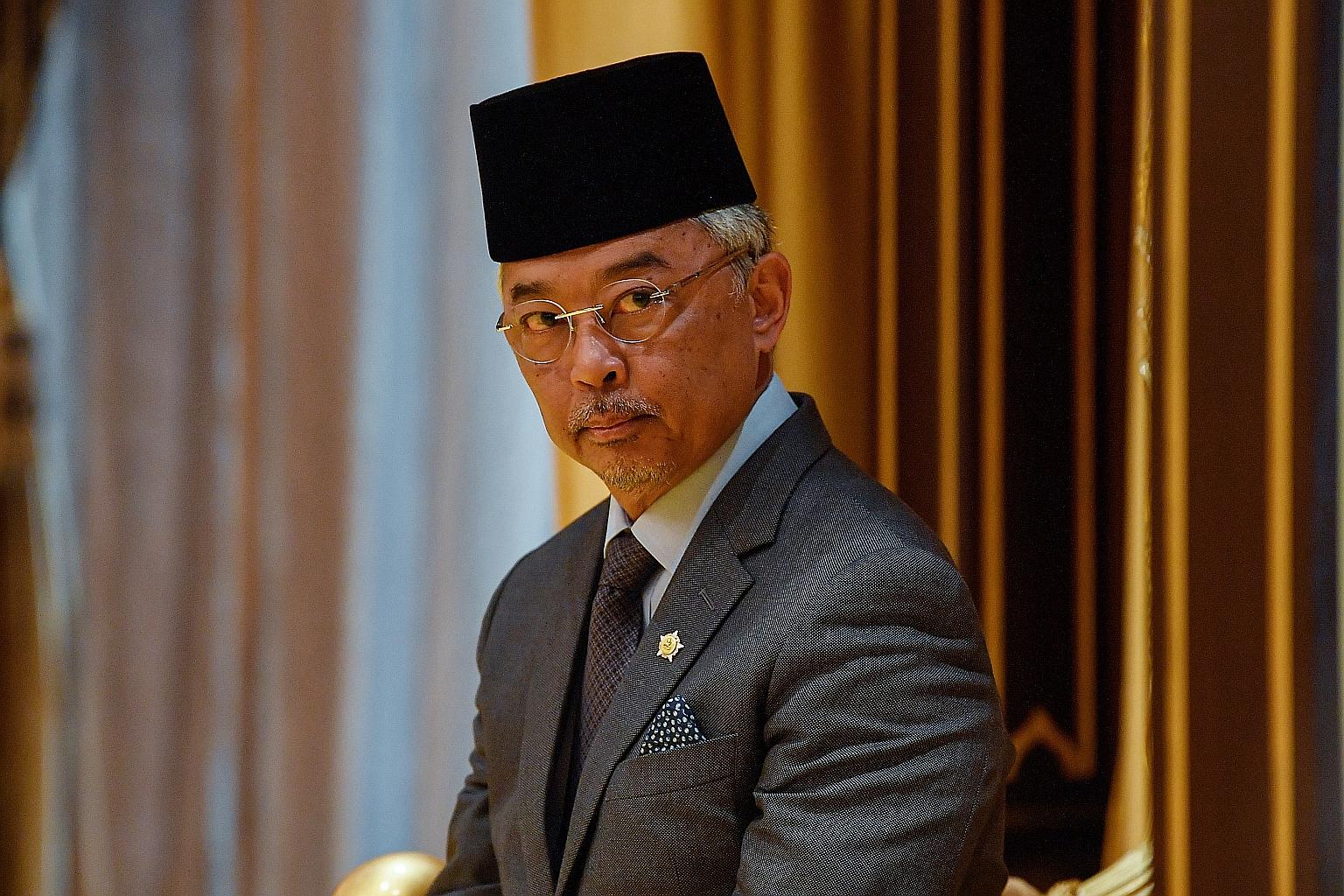 Malaysia's King, Sultan Abdullah Ri'ayatuddin (left), named Tan Sri Muhyiddin Yassin as prime minister after Tun Dr Mahathir Mohamad resigned.