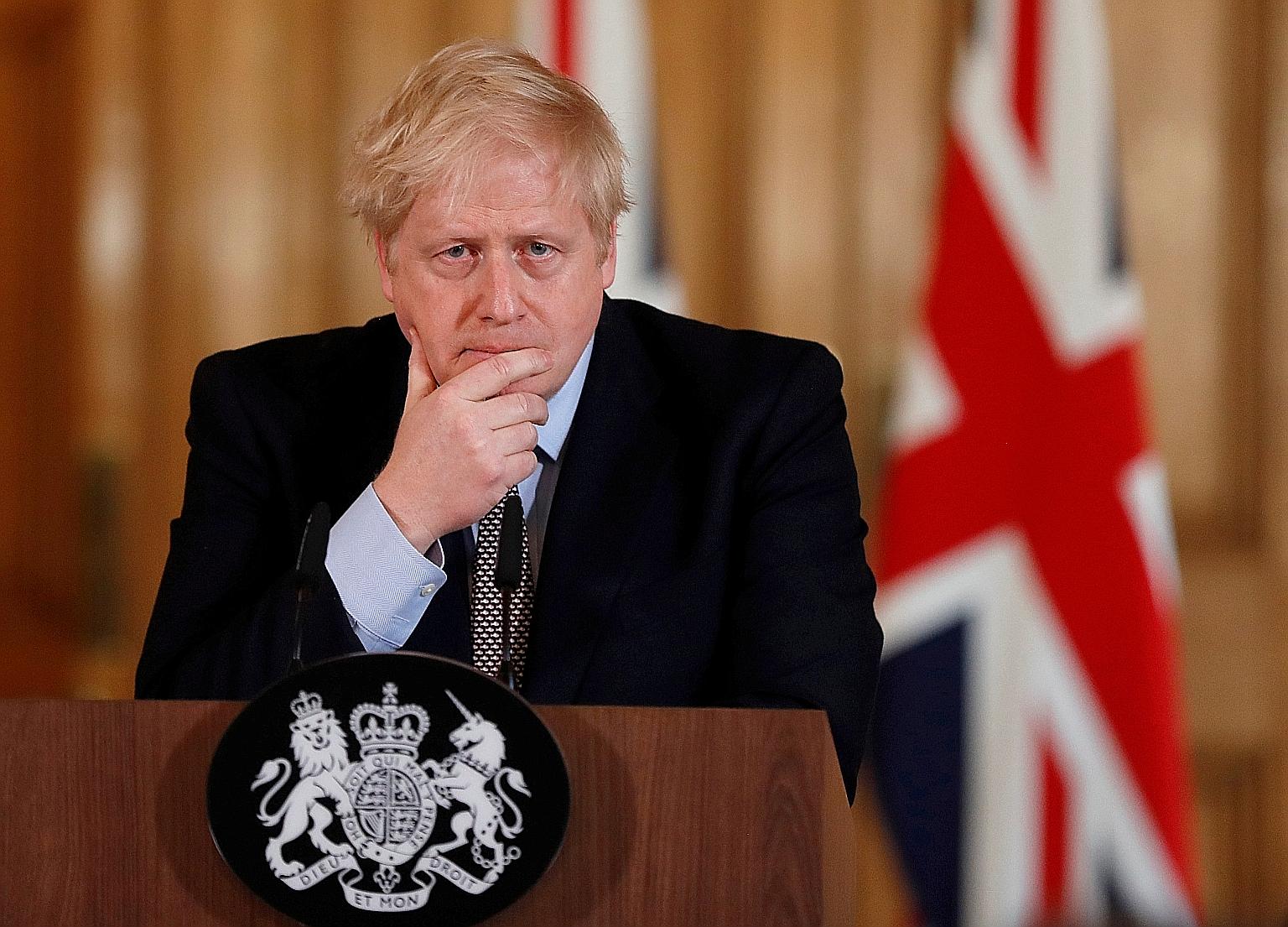 British Prime Minister Boris Johnson had been under pressure from rebels in his Conservative Party to cut Huawei out of the country's 5G phone network. PHOTO: REUTERS