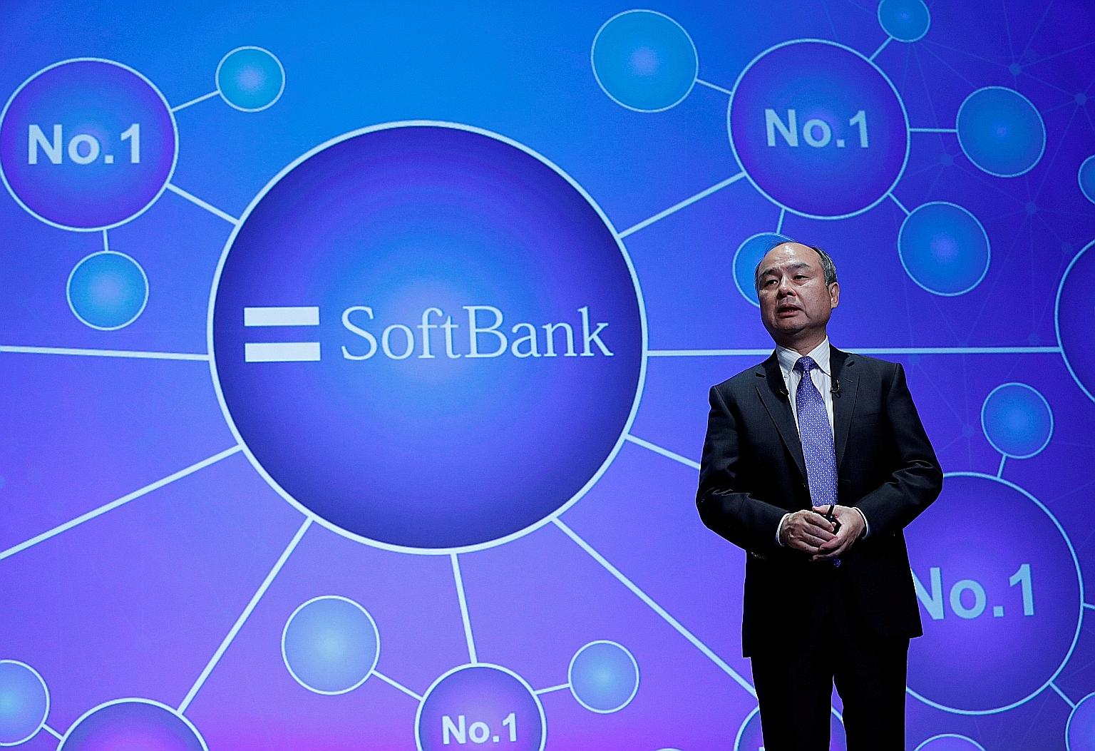 Japan's SoftBank Group chief executive Masayoshi Son at a news conference in Tokyo on Nov 5, 2018. He has argued that his SoftBank shares are undervalued, much like what activist investor Elliott Management has argued.