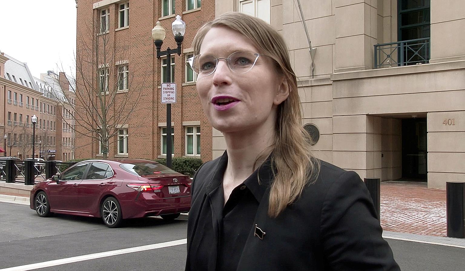 Former US Army soldier Chelsea Manning, seen here in a file photo from March last year, had been held since May for refusing to testify in an ongoing US investigation of WikiLeaks. PHOTO: REUTERS