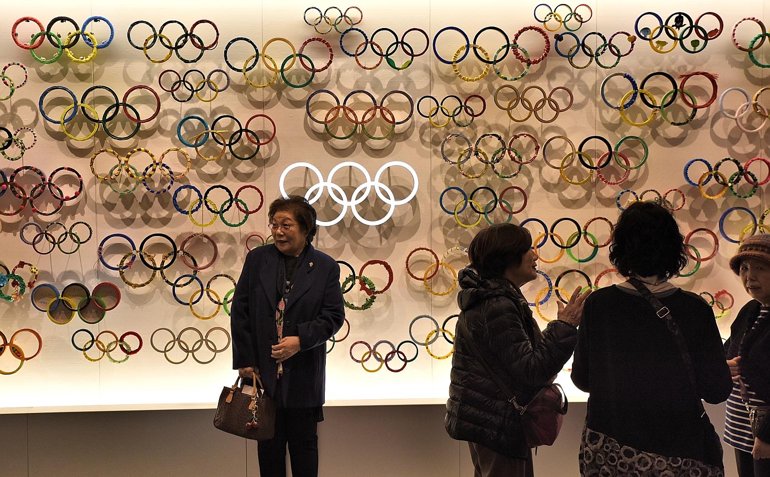 The Welcome Area of the Japan Olympic Museum is free for visitors to enter.