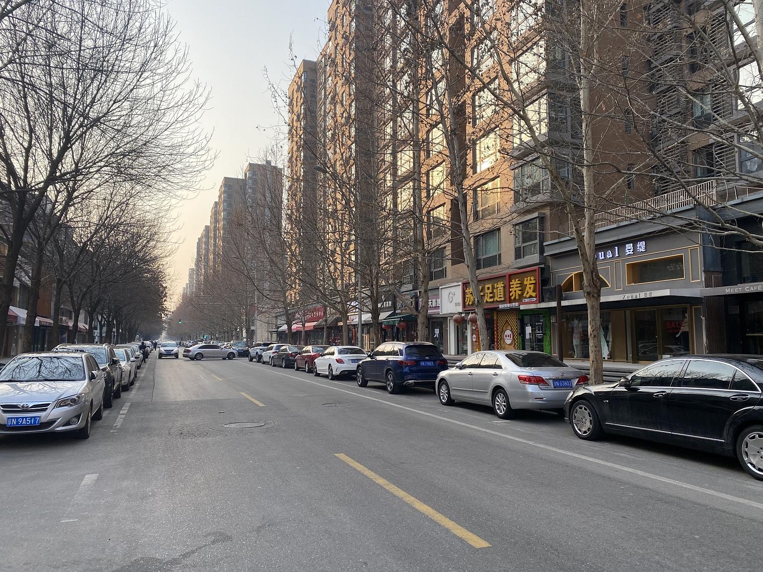 Quiet streets in Mr Warren Wee's neighbourhood in Beijing as people continue to stay in.