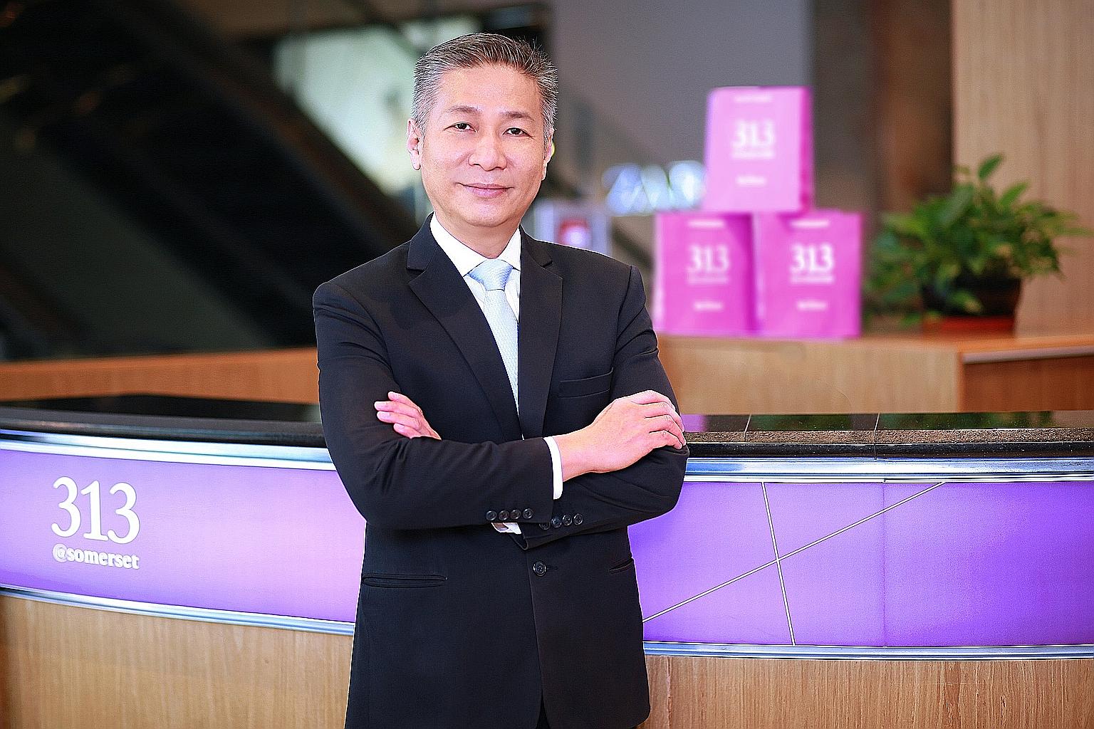MR KELVIN CHOW, CEO of the manager of Lendlease Global Commercial Reit.