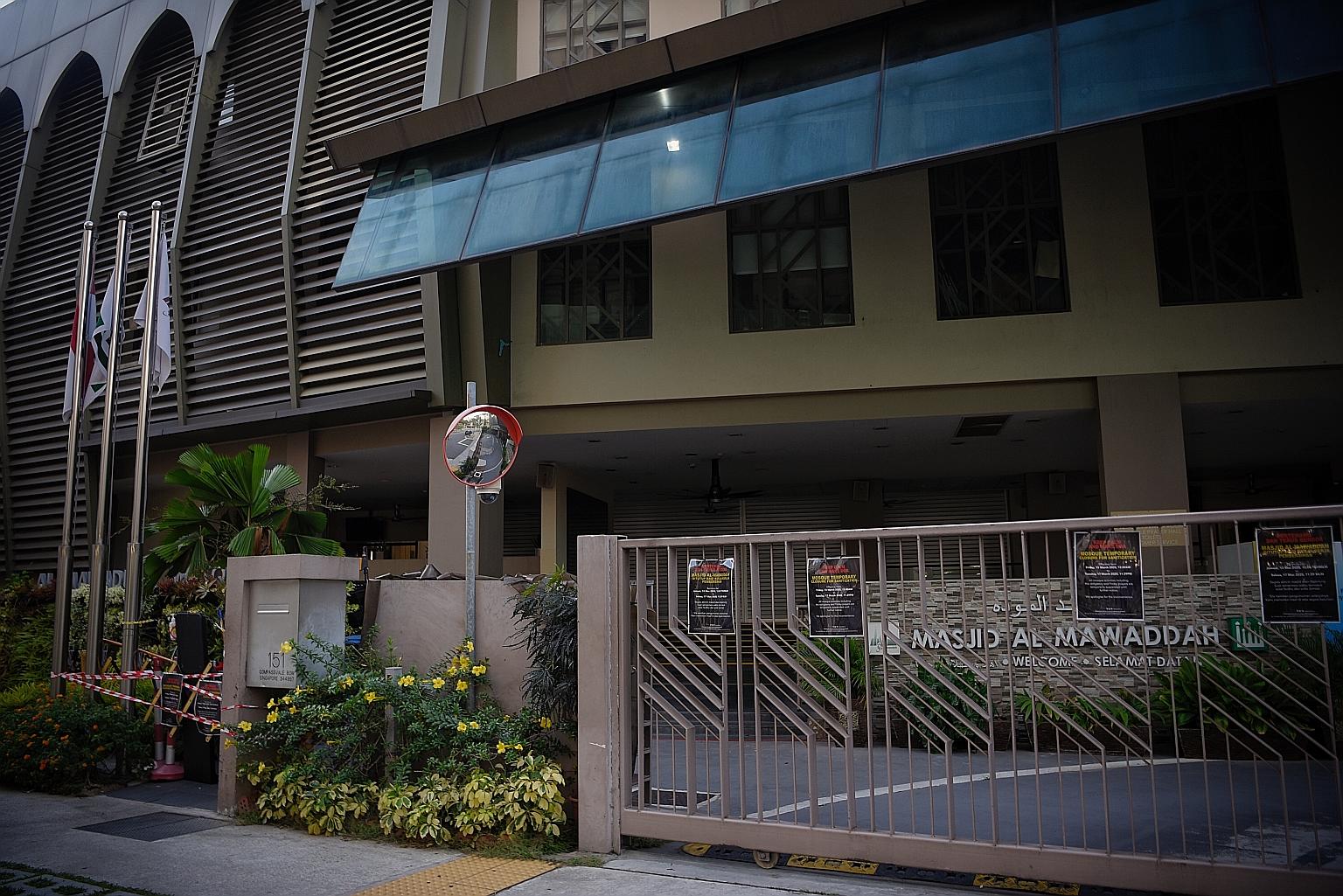 The Masjid Al-Mawaddah mosque in Compassvale. It is one of the mosques visited by Singaporeans who had attended the religious gathering in Kuala Lumpur.