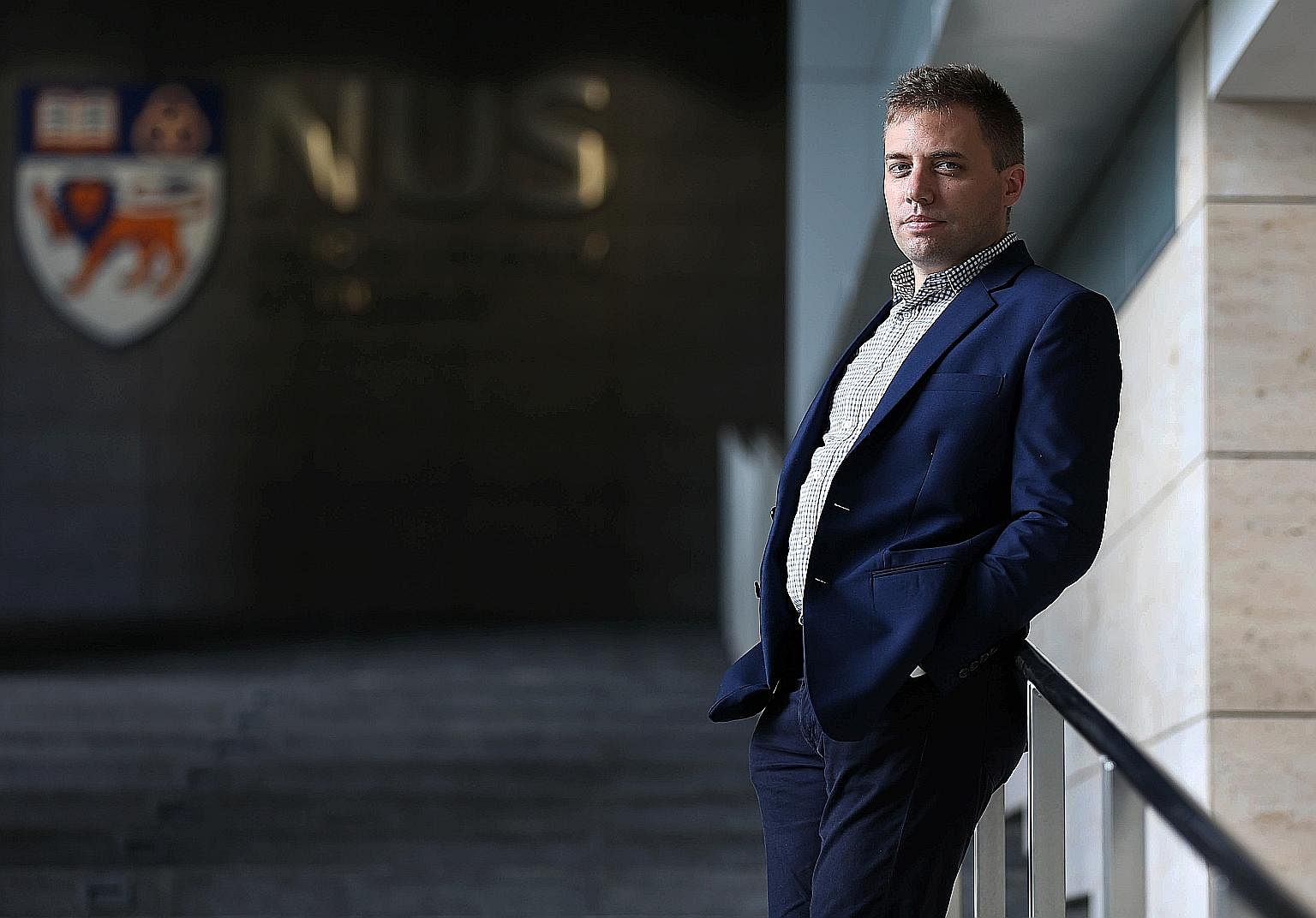 Associate Professor Alexander Cook, vice-dean for research at the NUS Saw Swee Hock School of Public Health, has been helping the Government with projections of various scenarios in the current coronavirus crisis. ST PHOTO: JOEL CHAN