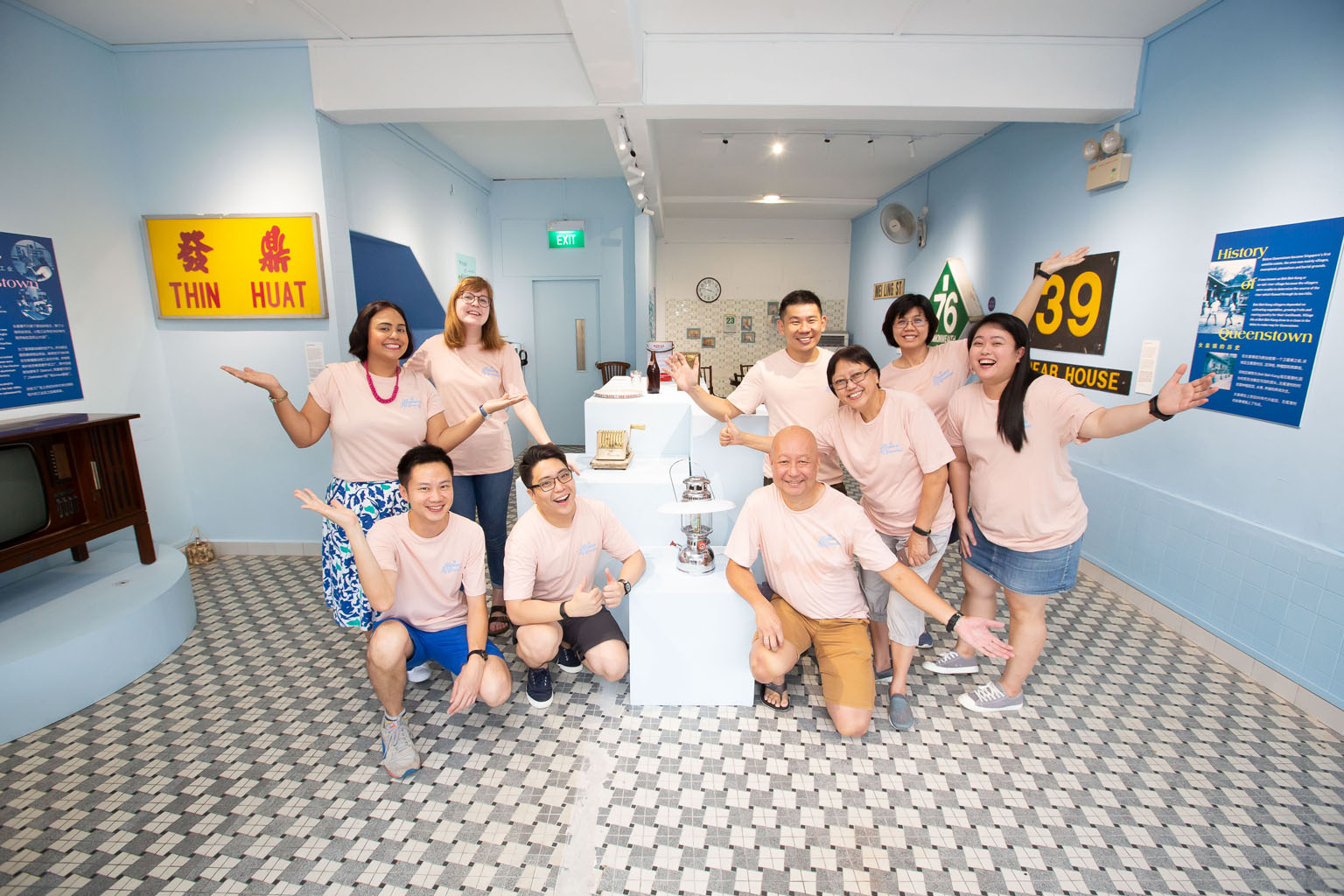 Dr Chan Khye Meng and receptionist Doreen Tan at Meng's Clinic in Tanglin Halt on June 21, 2019, before the doctor's retirement. The upcoming museum will feature Meng's Clinic's beige wooden benches, its red and white signboard and the doctor's name 