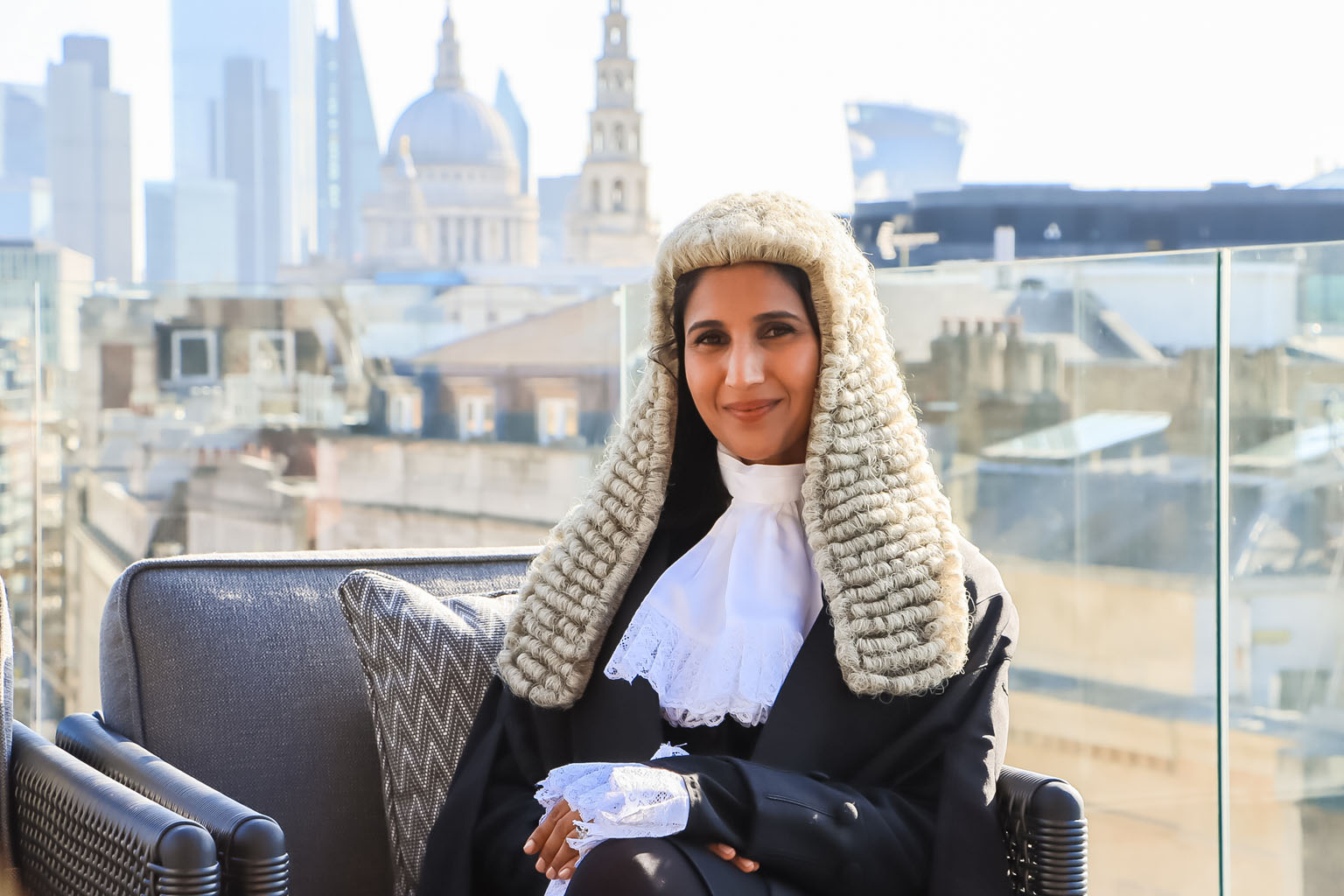Ms Sapna Jhangiani, a partner at law firm Clyde & Co Clasis Singapore, formally became a silk, or Queen's Counsel, on Monday at a ceremony before England's Lord Chancellor at Westminster Hall in London. She is a British national and a Singapore perma